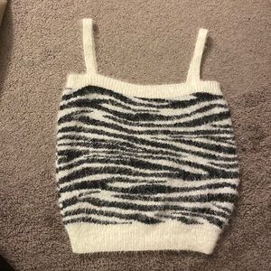 Zebra Tank Top NWOT